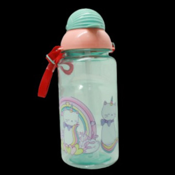 Technoplast Botol Air Minum Anak Howdy Cat Bottle 560 ml Tali Lanyard