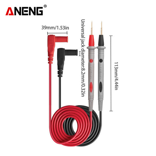 Aneng PT1005 Kabel Multimeter Digital 10A Silicon Rubber Wire Original