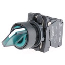 Selector Switch Lamp Plastik Schneider Hijau XB5AK123B5 24V AC DC