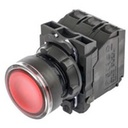 Push Button Lamp Plastik Schneider Merah XB5AW34G5 110V-120V