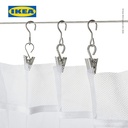 IKEA RIKTIG Pengait Gorden Dengan Klip Set Isi 24pcs