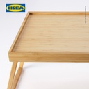 IKEA RESGODS Nampan / Meja Lipat Serbaguna Dari Bambu 29x55 cm