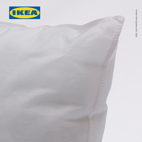 IKEA INNER Alas Bantal Kursi Keras Putih 40x58cm