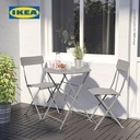 IKEA SUNDSO Meja Luar Ruangan Serbaguna Abu-Abu 65cm