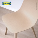 IKEA ODGER Kursi Serbaguna Dengan Sandaran Putih / Krem