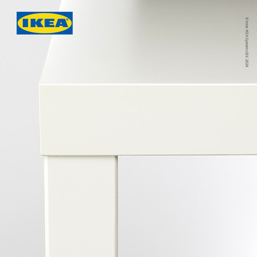 IKEA LACK Meja Kecil Samping Sofa Putih Minimalis 35x35 cm