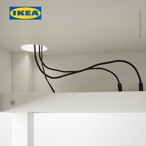 IKEA MICKE Meja Kerja Sudut Minimalis 100x142 cm