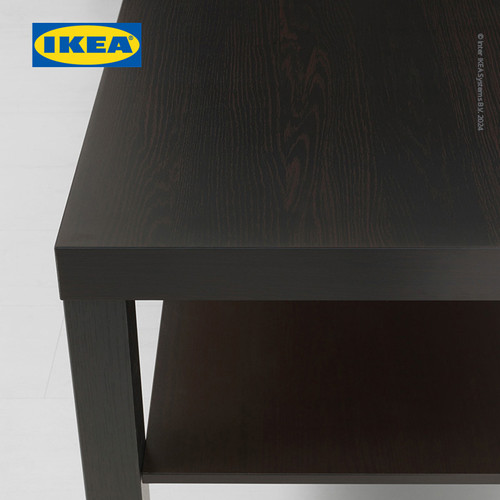 IKEA LACK Meja Tamu Minimalis Hitam 90x55 cm