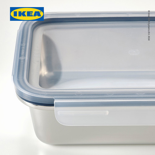 IKEA 365+ Tutup Tempat Makan Persegi Panjang Plastik