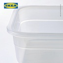 IKEA 365+ Tempat Makanan Tanpa Tutup Plastik Persegi Panjang 750mL