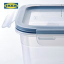 IKEA 365+ Tempat Makanan Tanpa Tutup Plastik Persegi Panjang 1.4L