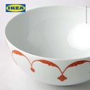 IKEA GOKVALLA Mangkok Makan Motif Orange 22cm