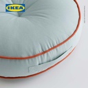 IKEA GOKVALLA Bantal Lantai Biru Muda Bulat 45x45x10 cm