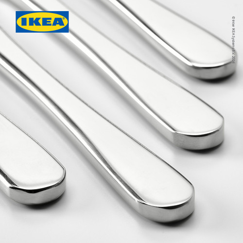 IKEA MARTORP Pisau Makan Stainless 22cm Isi 4pcs