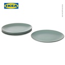 IKEA FARGKLAR Piring Makan Matte 26cm Isi 4pcs