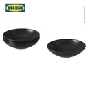 IKEA FARGKLAR Piring Makan Cekung Matte 19cm Isi 4pcs