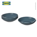 IKEA FARGKLAR Piring Makan Cekung Glossy 23cm Isi 4pcs