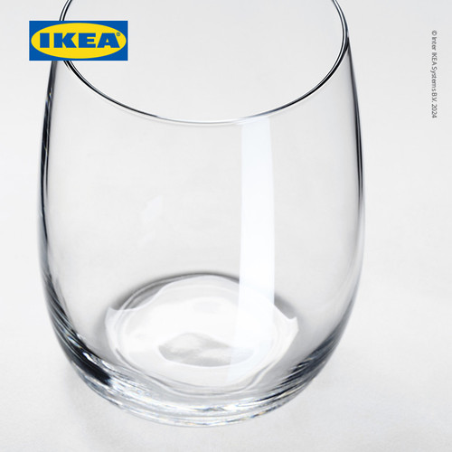 IKEA STORSINT Gelas Kaca untuk Minum 37cl Kaca Isi 6pcs