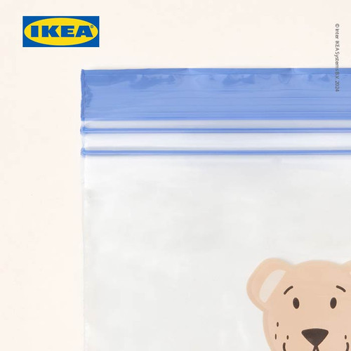 IKEA ISTAD Kantong Plastik Klip Penyimpan 1L Isi 25pcs