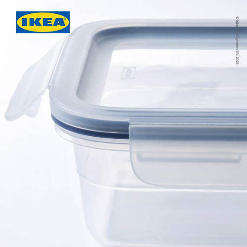 IKEA 365+ Tempat Makanan Tanpa Tutup Plastik Persegi Panjang 1L