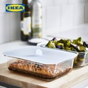 IKEA 365+ Tutup Tempat Makan Persegi Panjang Silicon