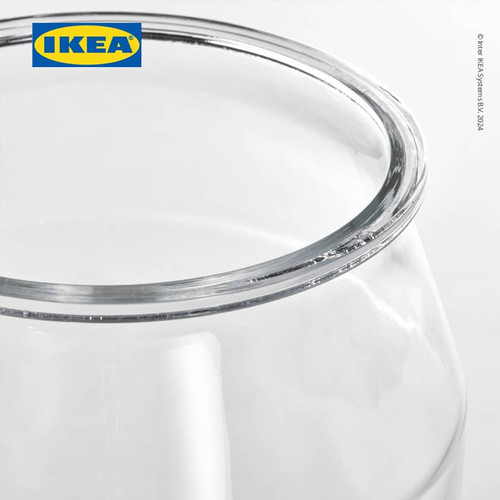 IKEA 365+ Stoples Tanpa Penutup Bulat Kaca 3.3L