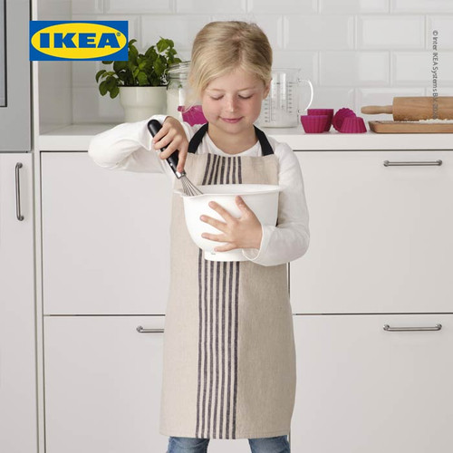 IKEA MARIATHERES Celemek Anak Krem 45x57 cm