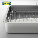 IKEA KONCIS Loyang Dengan Batang Bergerigi Stainless 40x32 cm