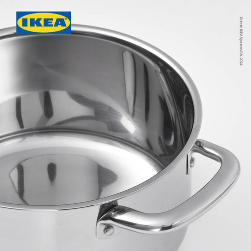 IKEA 365+ Panci 3L dengan Penutup Bahan Stainless