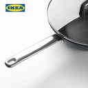 IKEA SILVERLAX Wajan Dengan Penutup Lapisan Anti Lengket 28cm