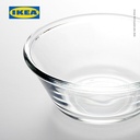 IKEA VARDAGEN Mangkuk Saji Kaca Bening 15cm