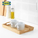 IKEA FRUKTSKAL Baki / Nampan Makanan Minuman dari Bambu 35x23 cm