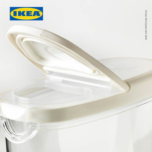 IKEA 365+ Stoples Makanan Kering Dengan Penutup 1.3 L