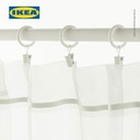 IKEA SYRLIG Gelang Gorden Dengan Klip Pengait 25 mm Isi 10pcs