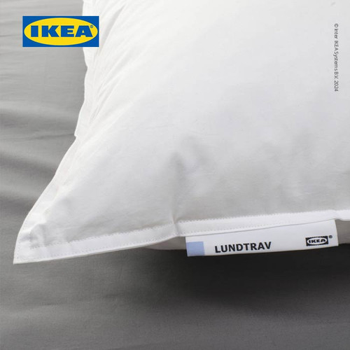 IKEA LUNDTRAV Bantal Tidur Rendah 50x80cm