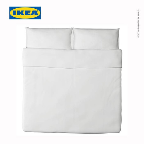 IKEA DVALA Sarung Duvet 200x200cm dan 2 Sarung Bantal 50x80cm