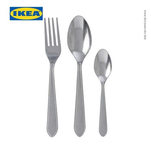 IKEA 365+ Set Peralatan Makan Sendok Garpu Pisau Isi 56pcs