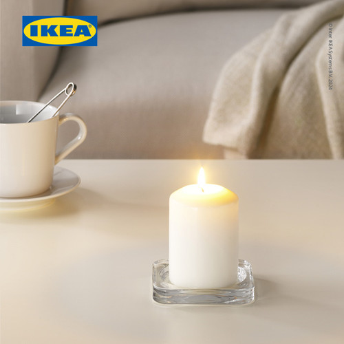 IKEA LATTNAD  Lilin Blok Tanpa Aroma 10cm