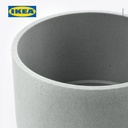 IKEA NYPON Pot Tanaman Abu-Abu 9 cm