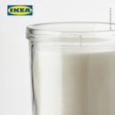 IKEA JAMLIK Lilin Beraroma Dalam Gelas Vanilla 40 jam