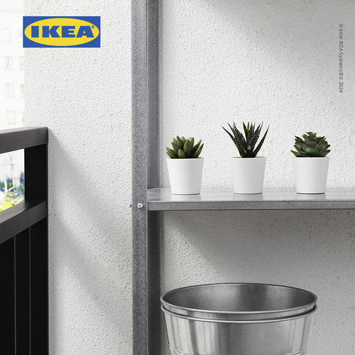 IKEA FEJKA Tanaman Hias Palsu Sukulen dengan Pot 6cm Isi 3pcs