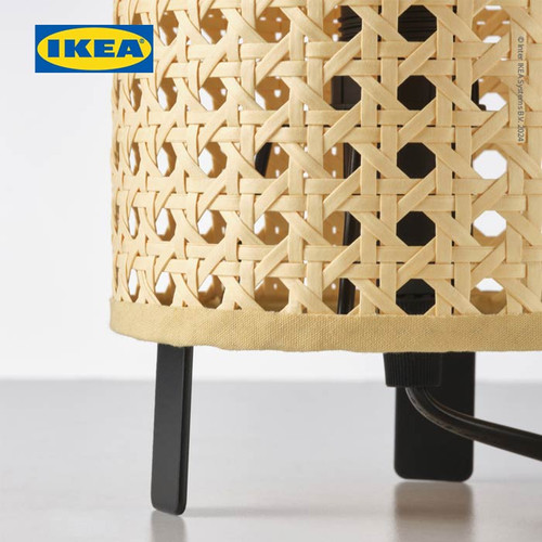 IKEA SAXHYTTAN Lampu Meja / Lampu Baca Krem/Hitam Minimalis