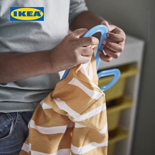 IKEA BAGIS Gantungan Baju Anak Aneka Warna Isi 8pcs