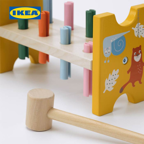 IKEA UPPSTA Mainan Edukasi Blok Palu Aneka Warna