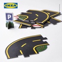 IKEA RAVUNGE Trek Mobil Set Isi 23pcs