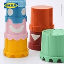 IKEA UPPSTA Mainan Gelas Tumpuk Anak