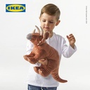 IKEA JATTELIK Boneka Dinosaurus Triceratops 46 cm