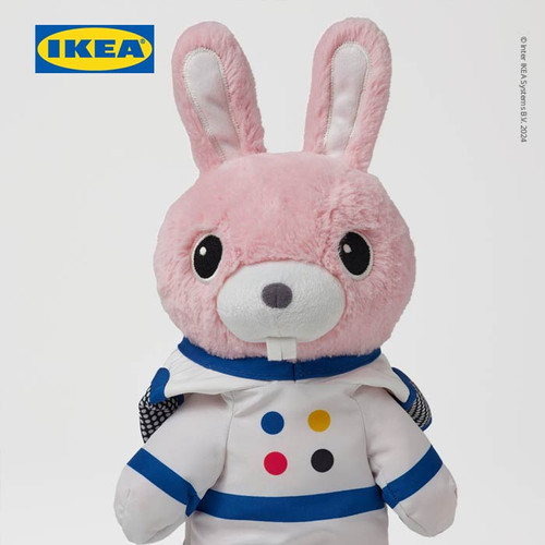 IKEA AFTONSPARV Boneka Astronot Kelinci 28 cm