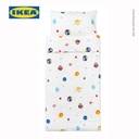 IKEA AFTONSPARV Sarung Duvet 150x200 dan Sarung Bantal 50x80 Putih