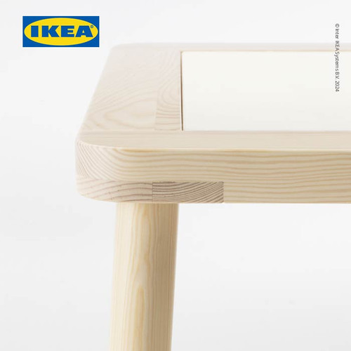 IKEA FLISAT Meja Belajar Kecil Anak Dengan Slot Penyimpanan 83x58 cm